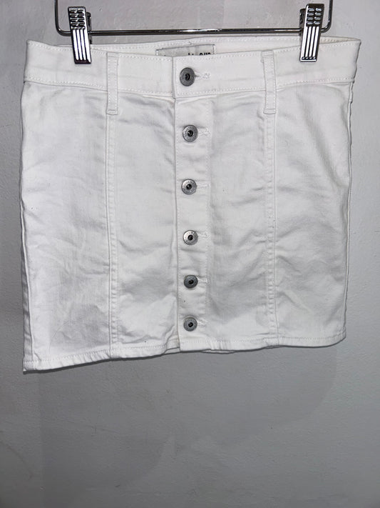 White denim skirt 9-10y