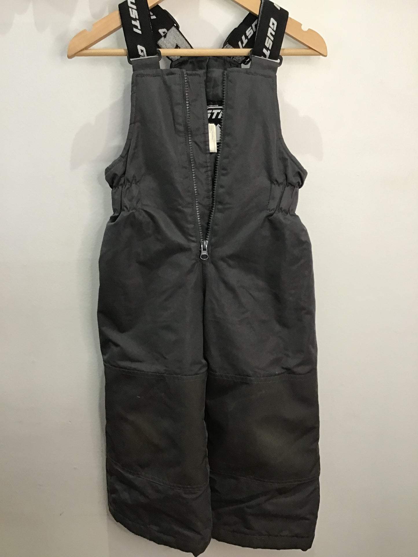 Grey bib snowpants 4y