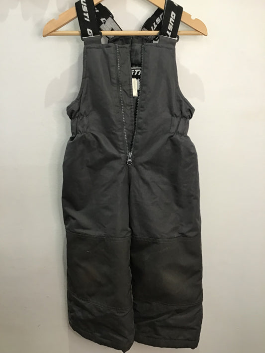 Grey bib snowpants 4y