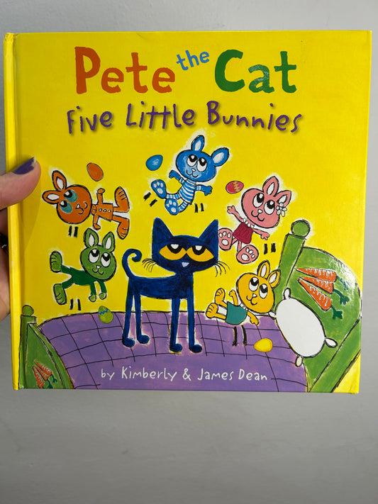 Pete the Cat five little bunnies