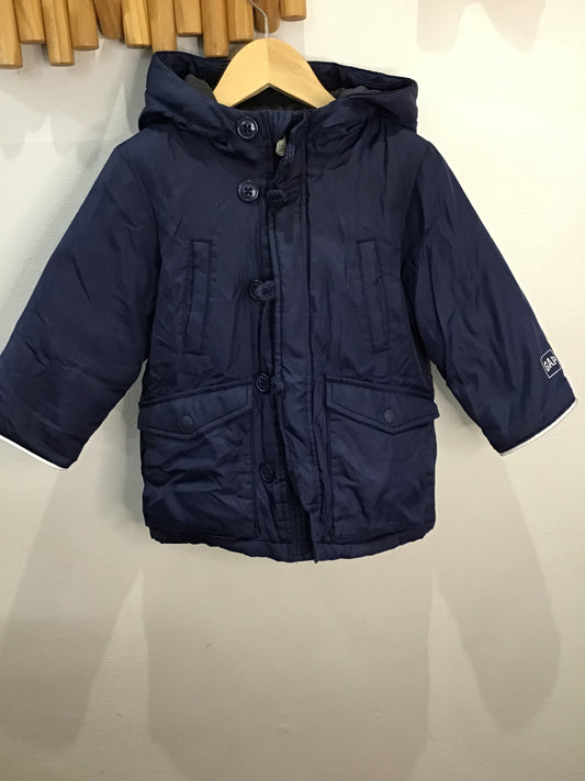 Blue cold control max puffer jacket 18-24m