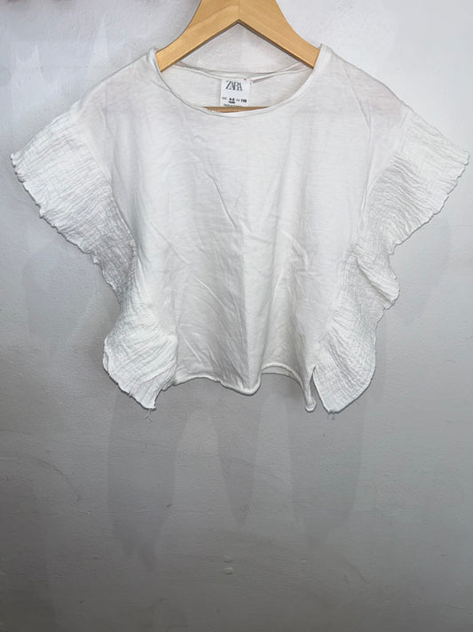 Eyelet white dress 5y
