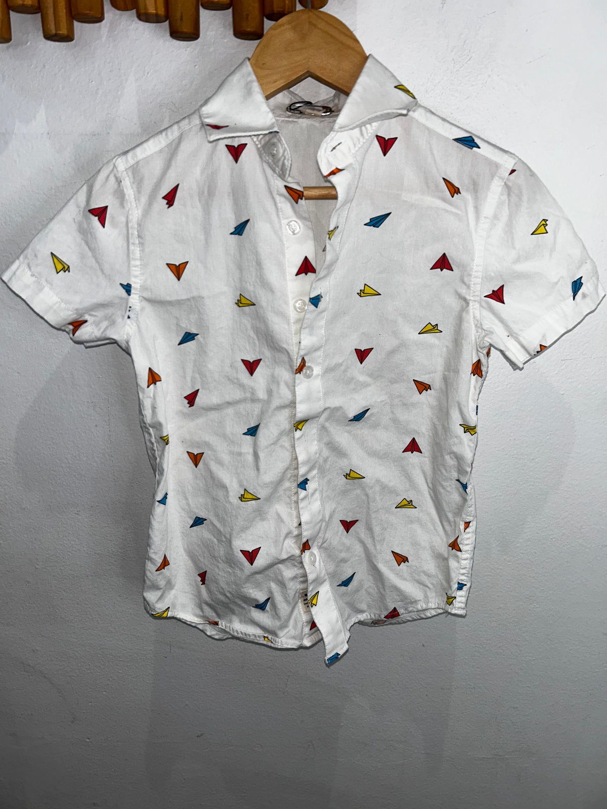 Appaman paper airplanes shirt 7y