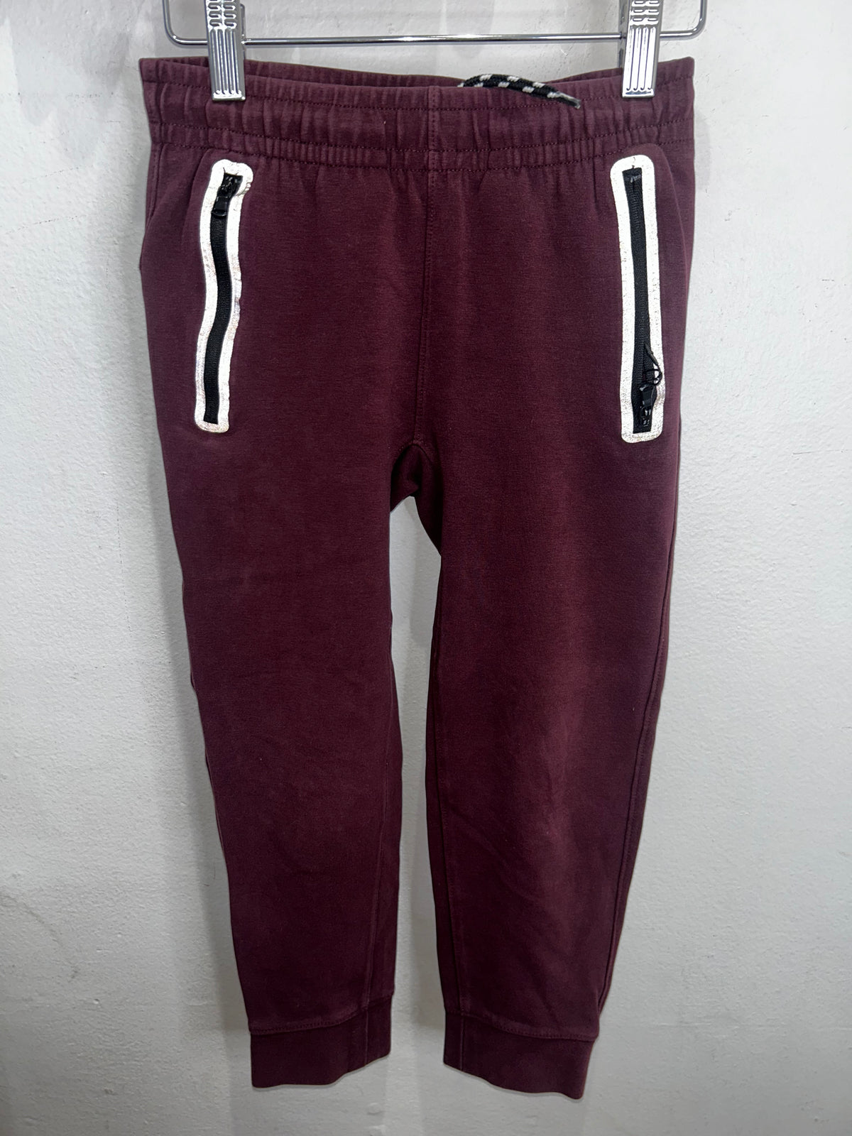 Maroon dynamic fleece joggers 6-7y