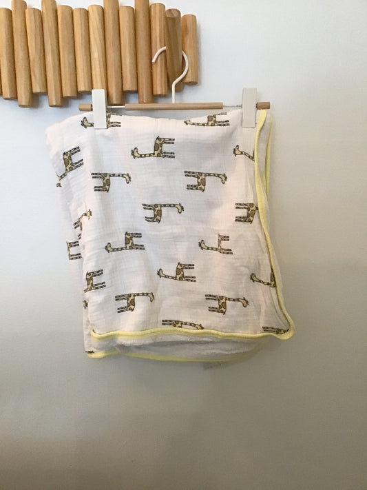 Giraffe towel wrap and matching cloth