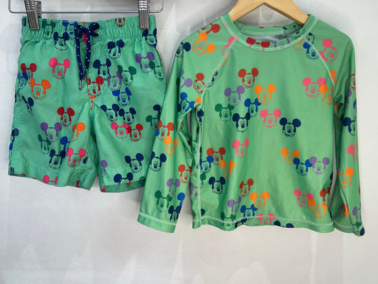 Green Mickey swim set 3y