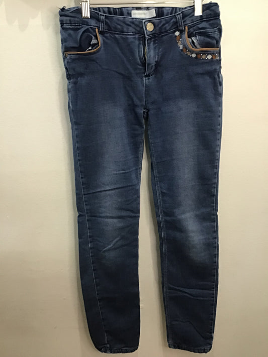 Cotton lined stretchy jeans 10y
