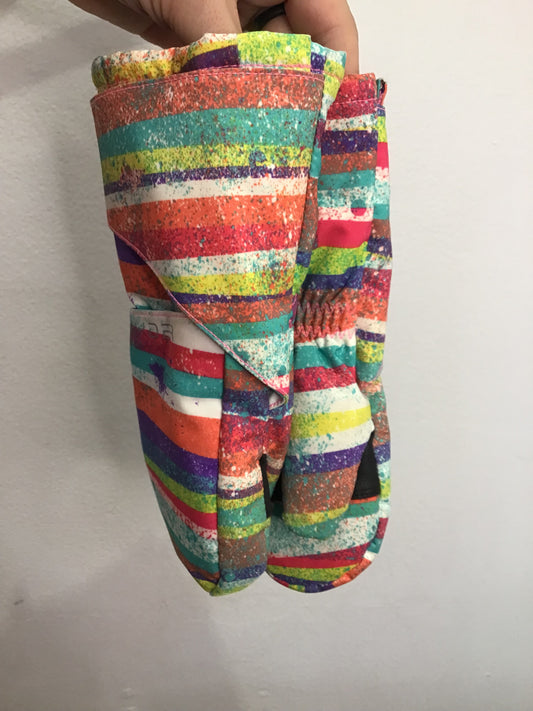 Striped mitts 4-6y