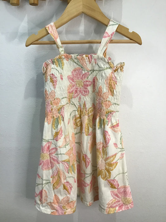 Floral smocked dress 3y
