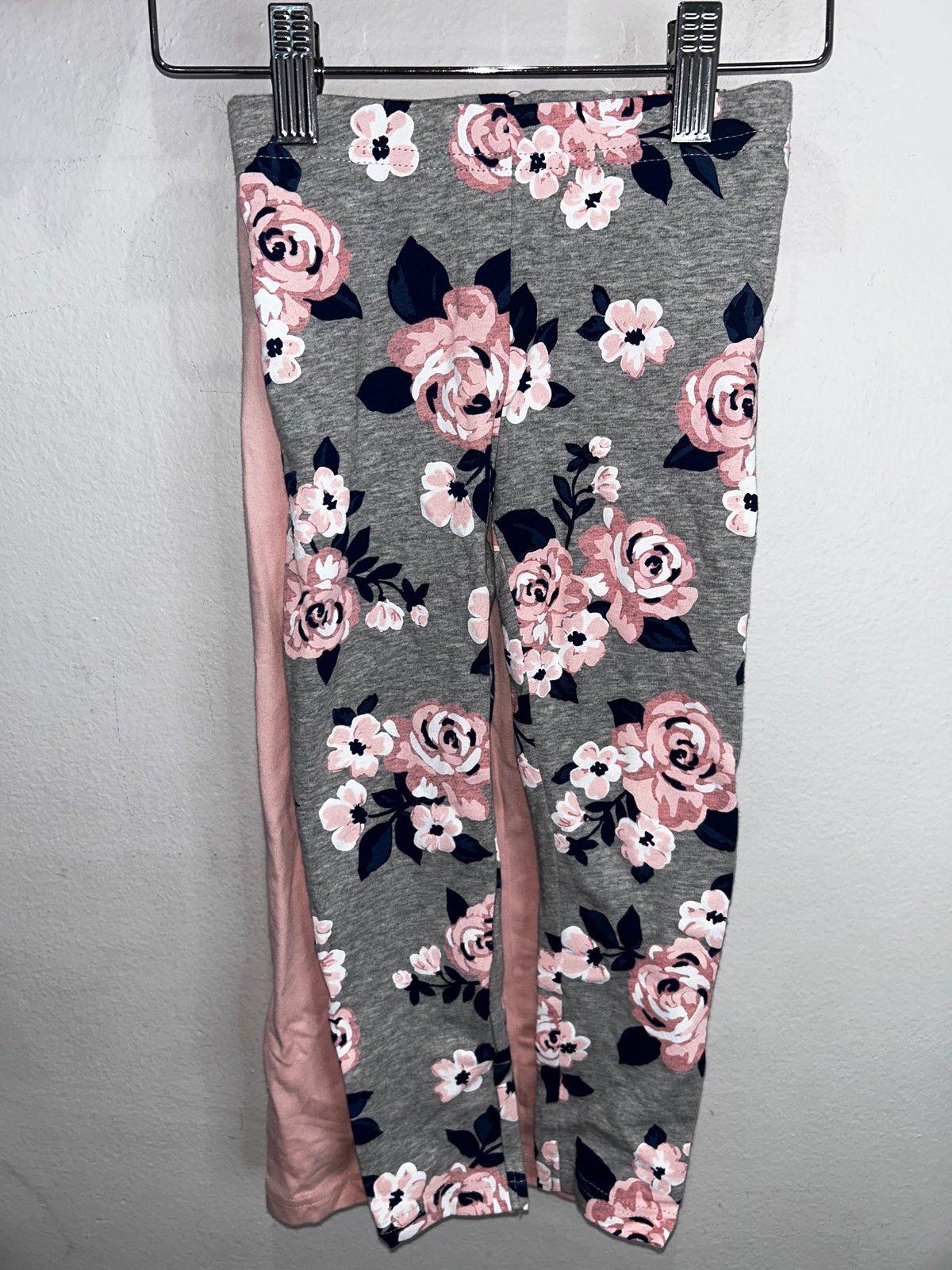 Two pack leggings pink and rose 4y NEW