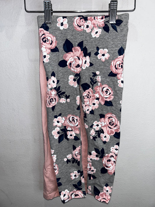 Two pack leggings pink and rose 4y NEW
