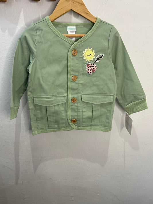 Cotton garden or painting smock 18-24m NEW
