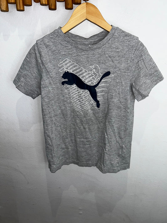 Grey Puma tee 8y