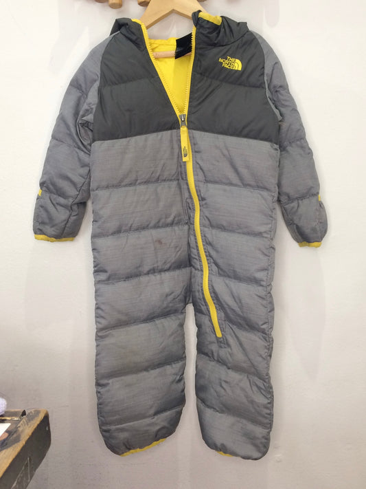 The Northface thermoball snowsuit 12-18m