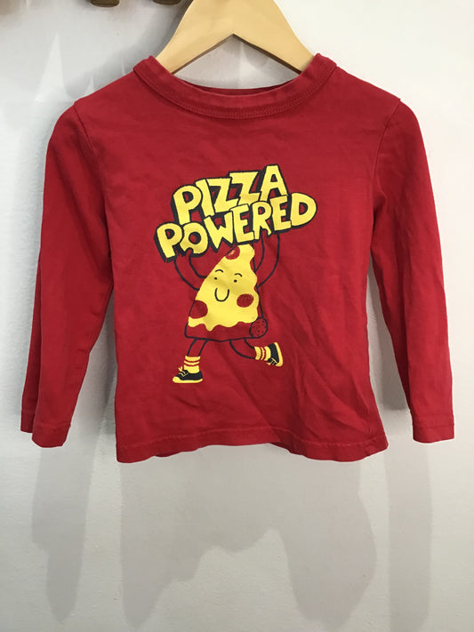 Longsleeve pizza powered 2y
