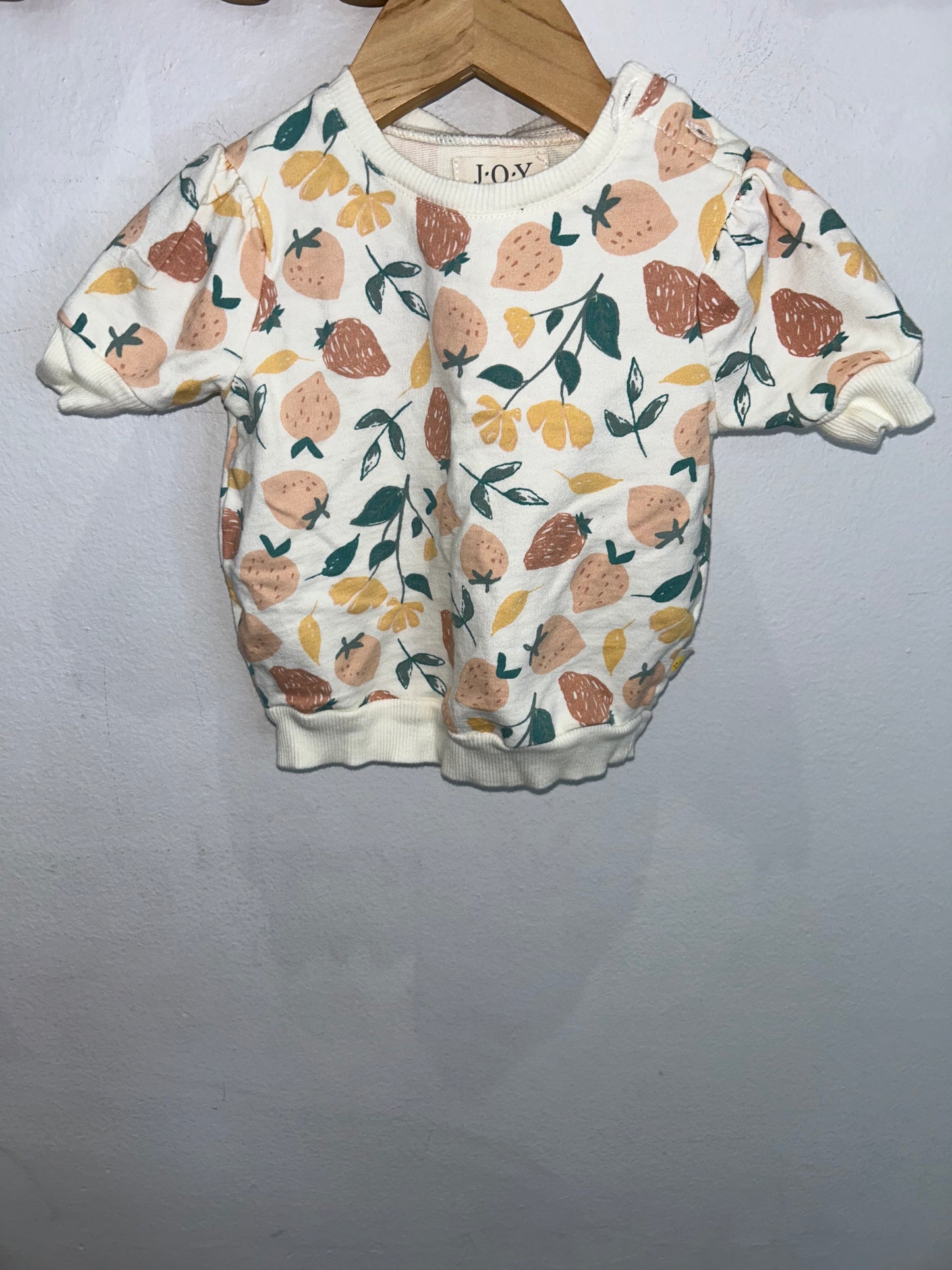 Strawberries pullover set 18m