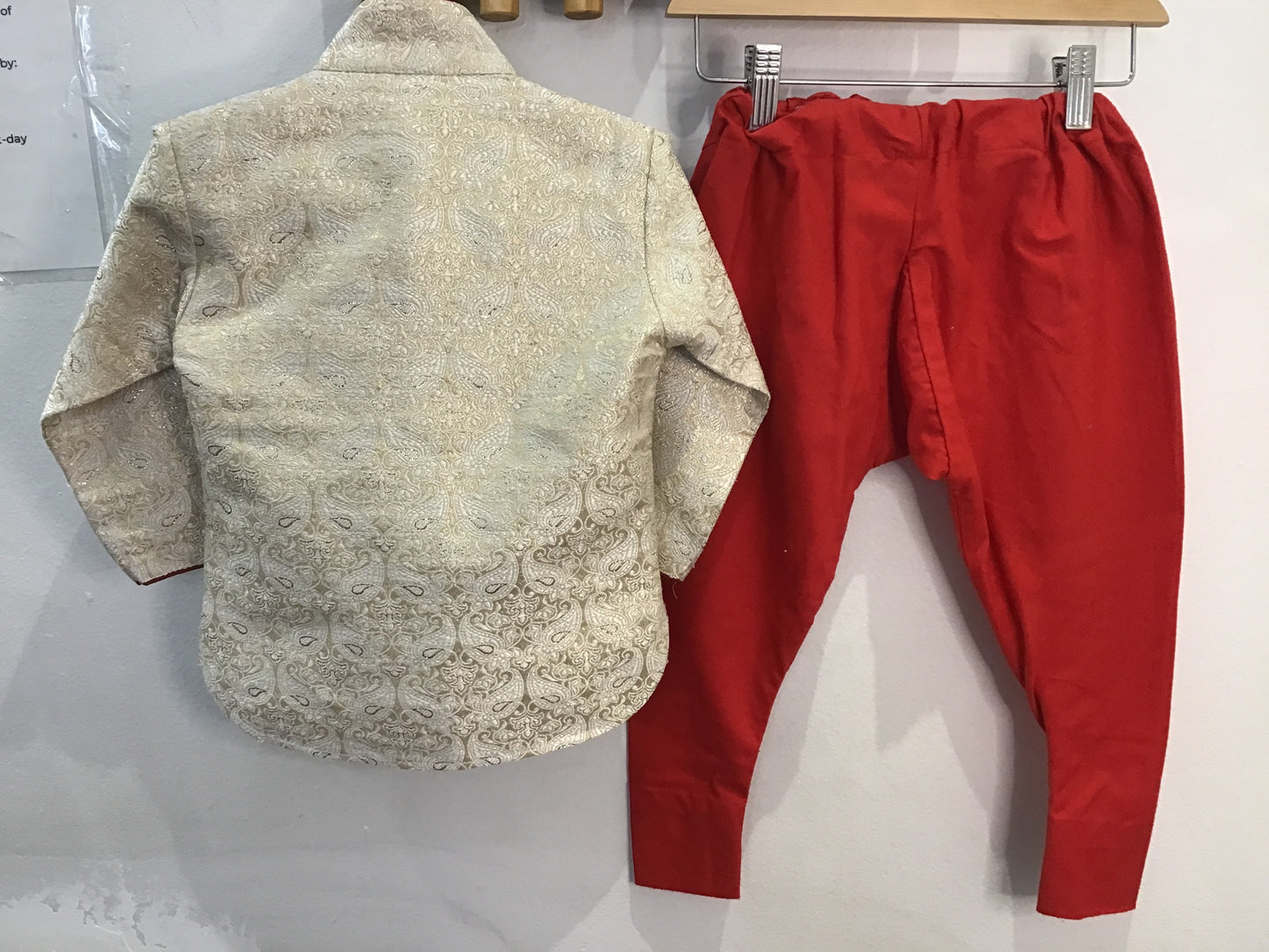 Gold kurta set 12m-2y