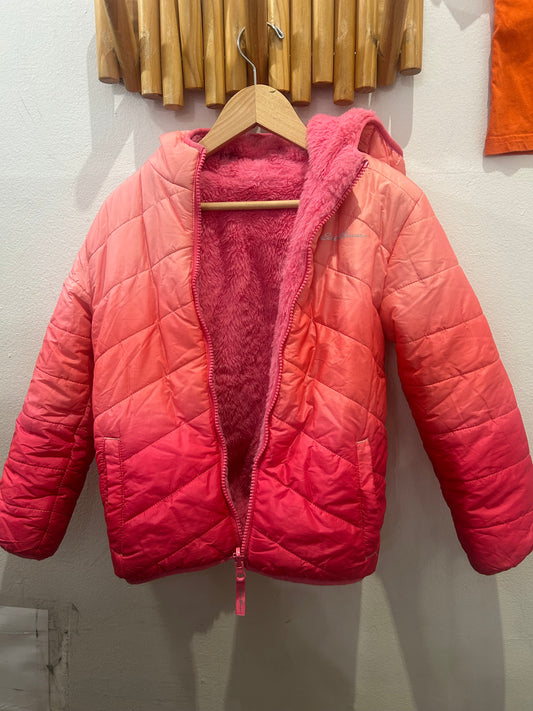 Eddie Bauer pink ombre jacket 6-7y