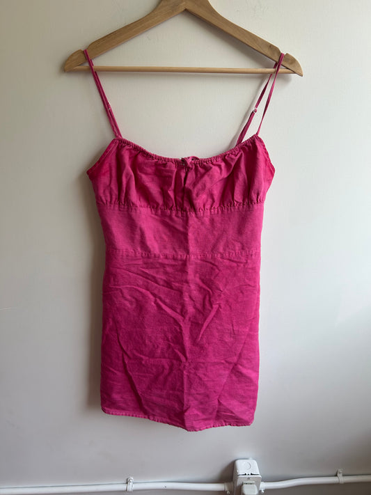 Pink mini dress M