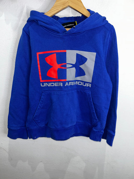 Underarmour blue hoodie 6-7y