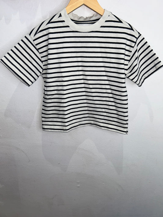 Striped thick tee 6-7y