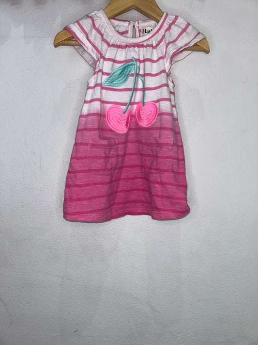 Hatley cherry dress 9-12m