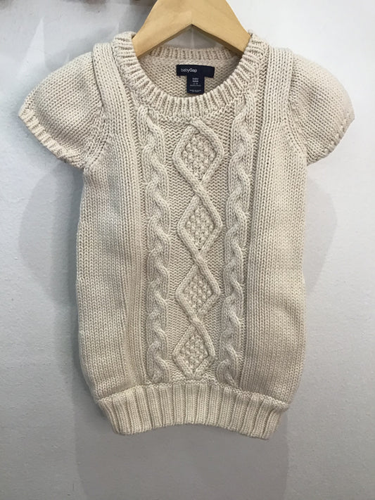 Dress  cream sweater 12-18m