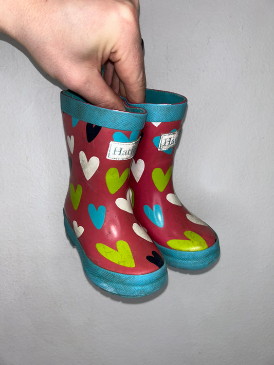 C4 Hatley hearts rainboots
