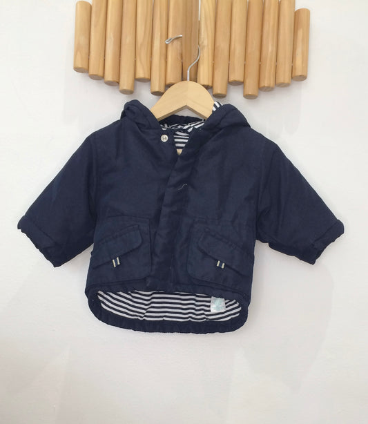 Navy puffer 3-6m