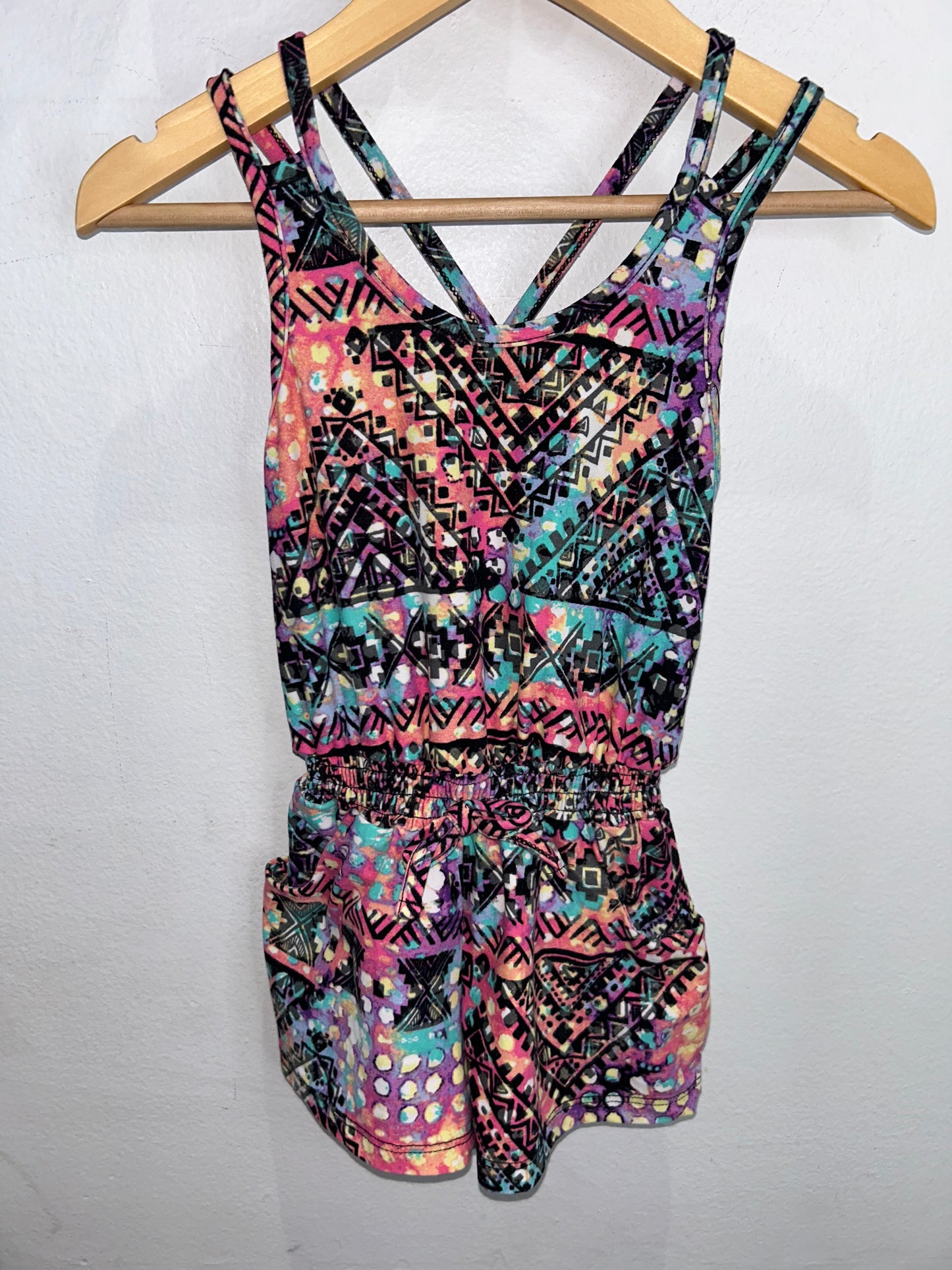 Printed romper 4-5y