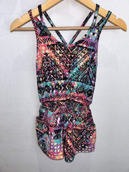 Printed romper 4-5y