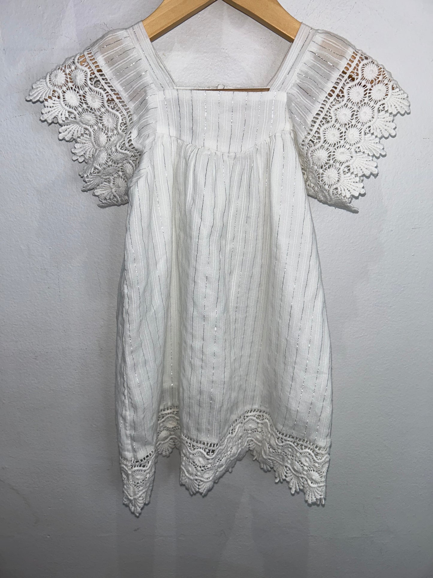 Silver sparkle dress 2y