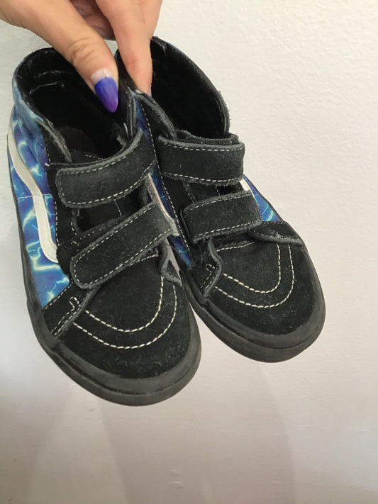 Y1 Vans blue lightning high top