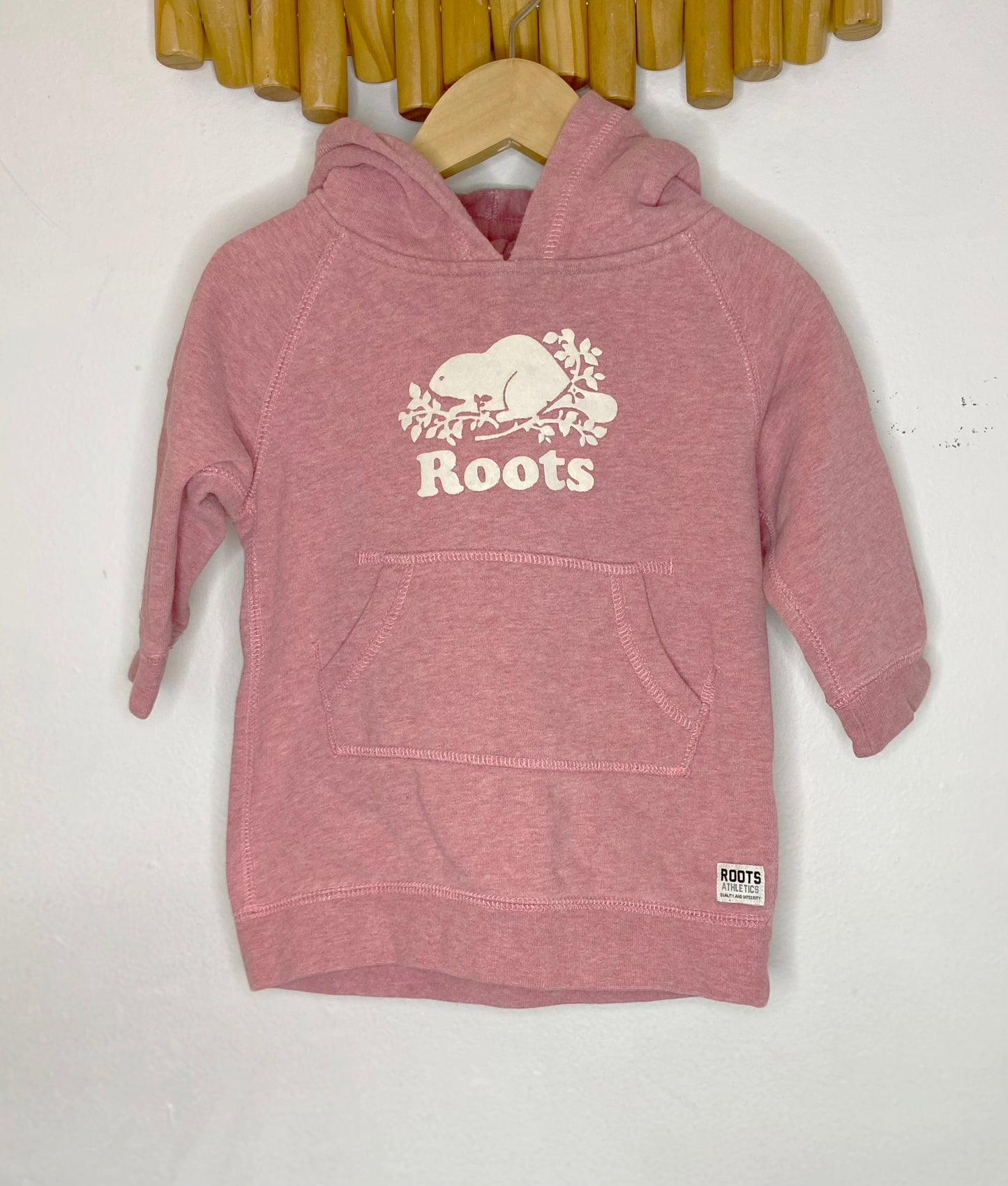 Roots red hoodie 18-24m