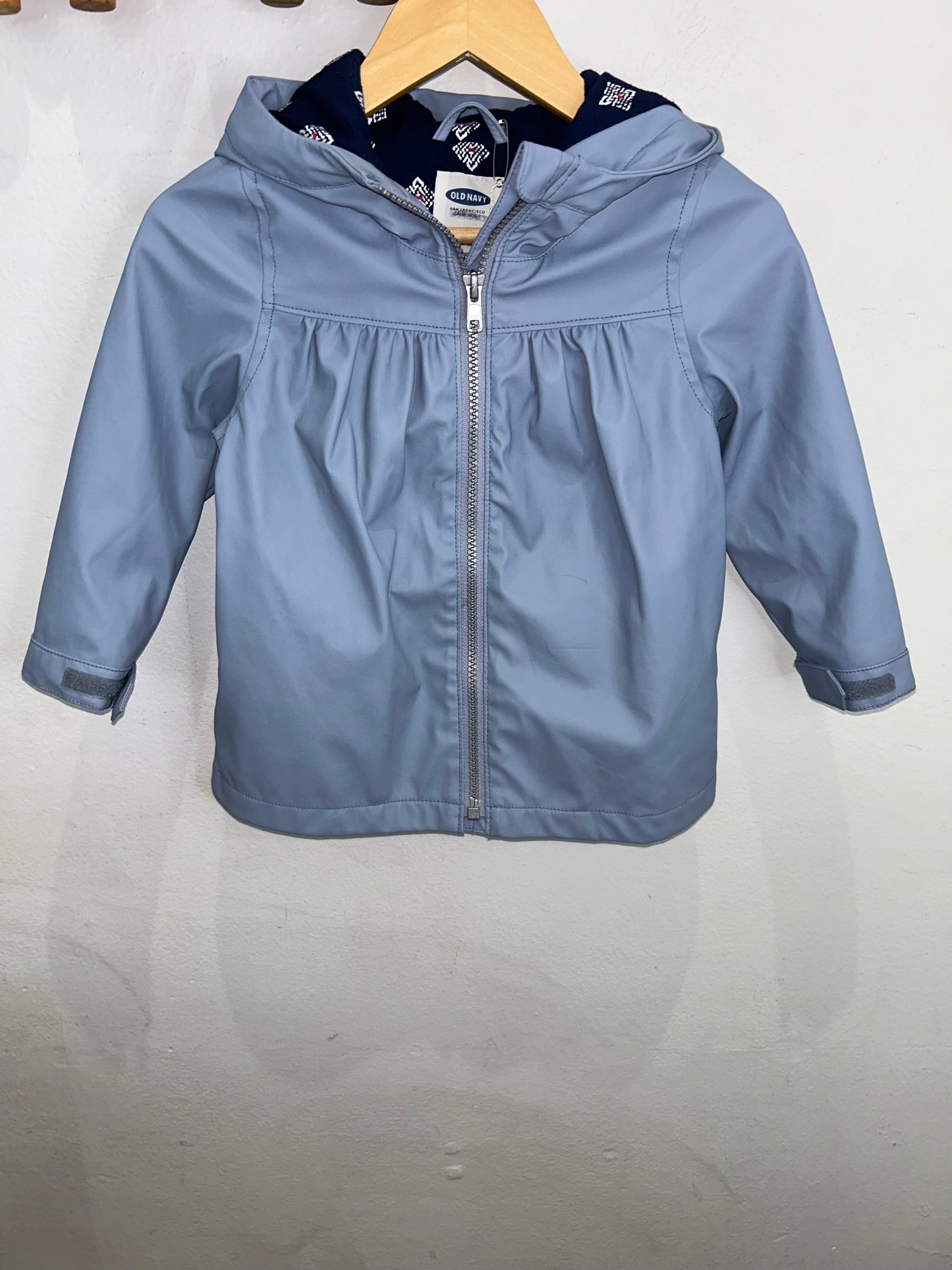Mute blue rainjacket 2y