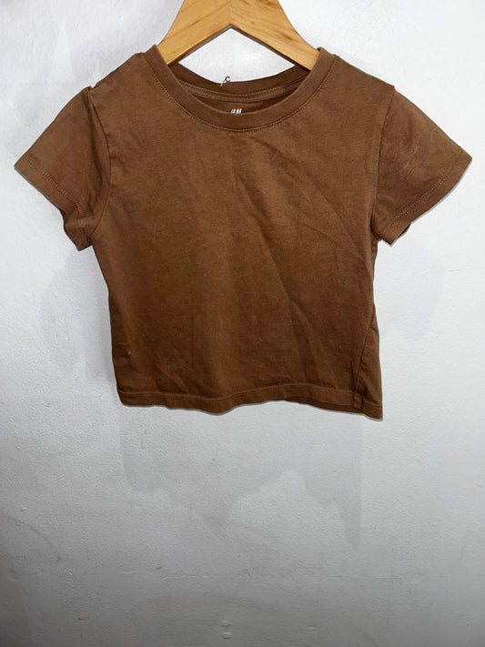 Brown tee 18-24m