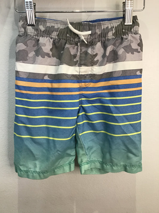 Swimshorts stripes and camo 5y