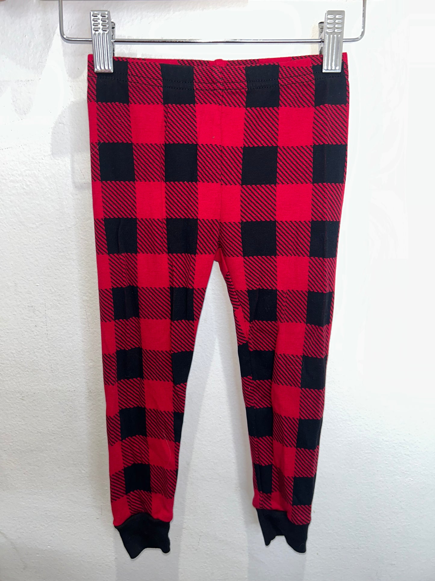Red checkered pyjamas 3y