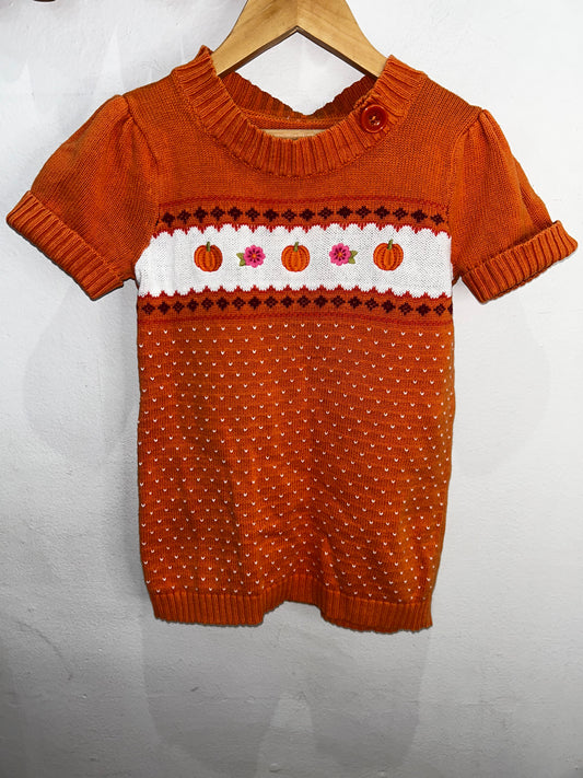 Vintage pumpkin dress 4y