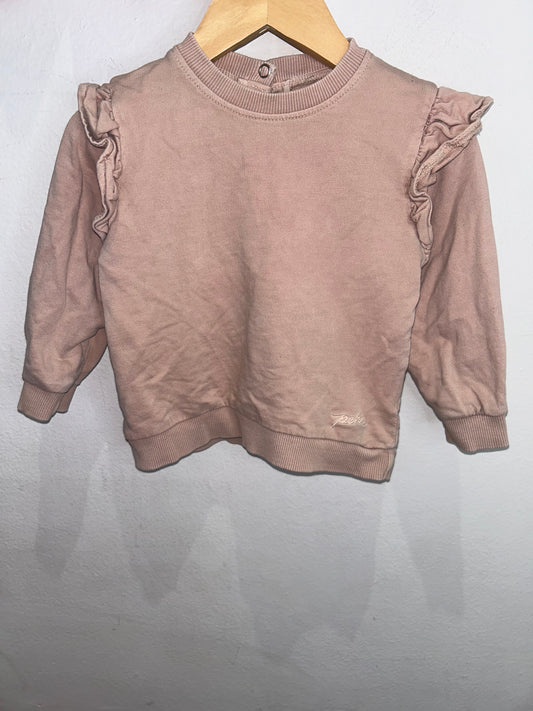Pehr pink pullover 12-18m