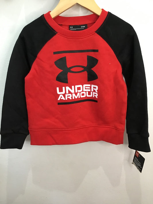 Pullover red Underarmour 24m
