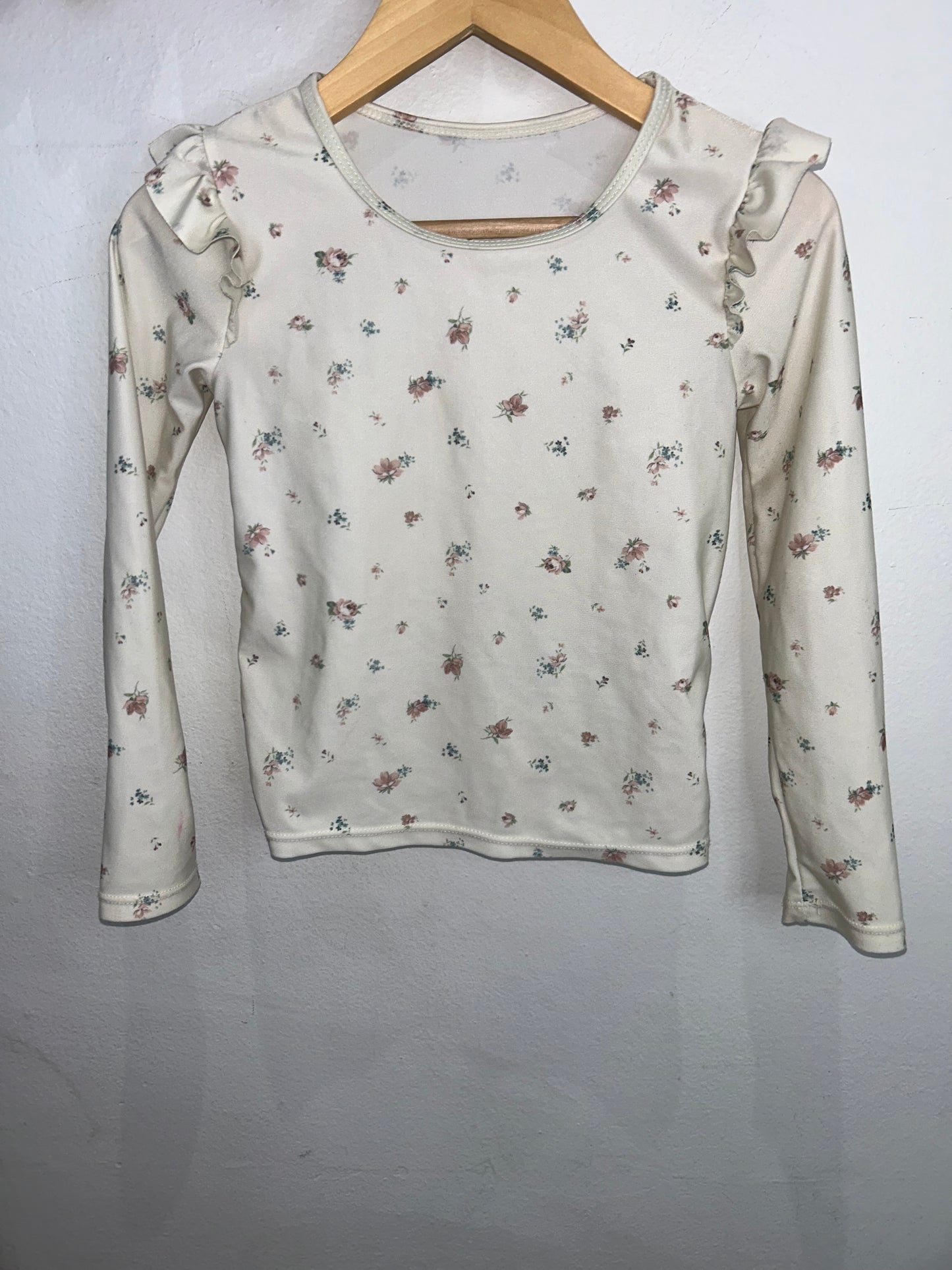 Jamie Kay cream floral swim set 5y