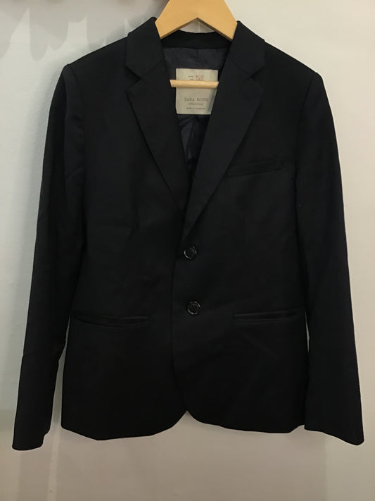 Black suit tailored fit 9-10y