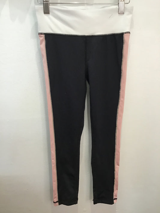 Pants pink stripe active leggings 6y