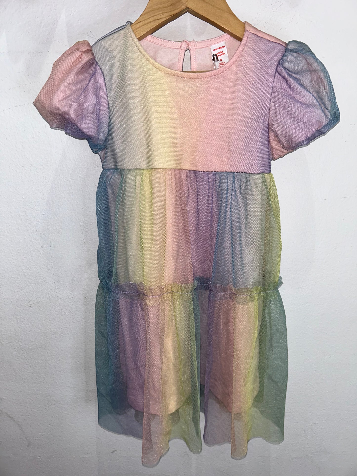 Pastel tulle dress 3y