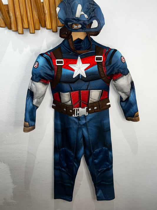 Captain America costume 4-6y