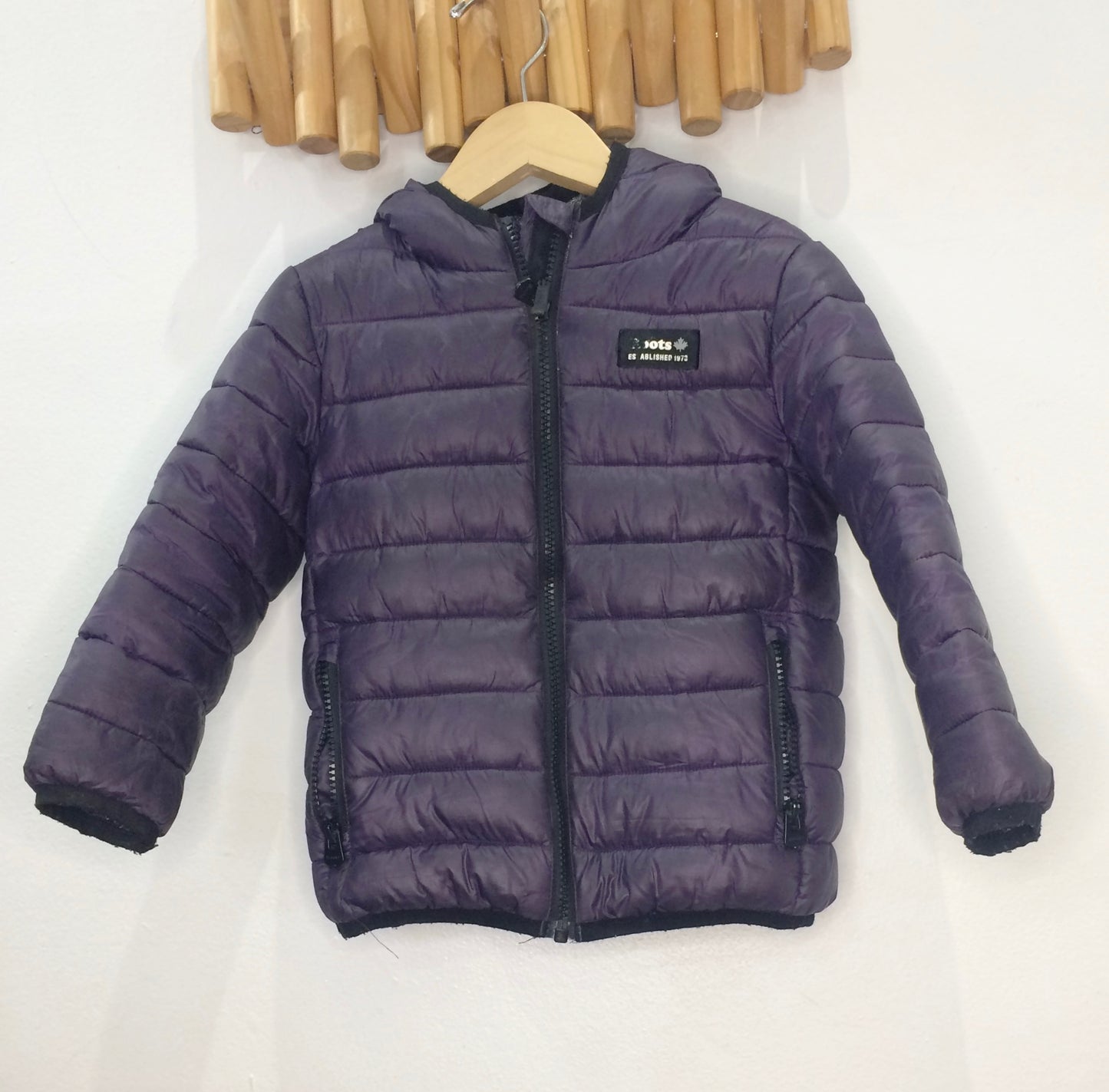 Roots purple midweight puffer 3y