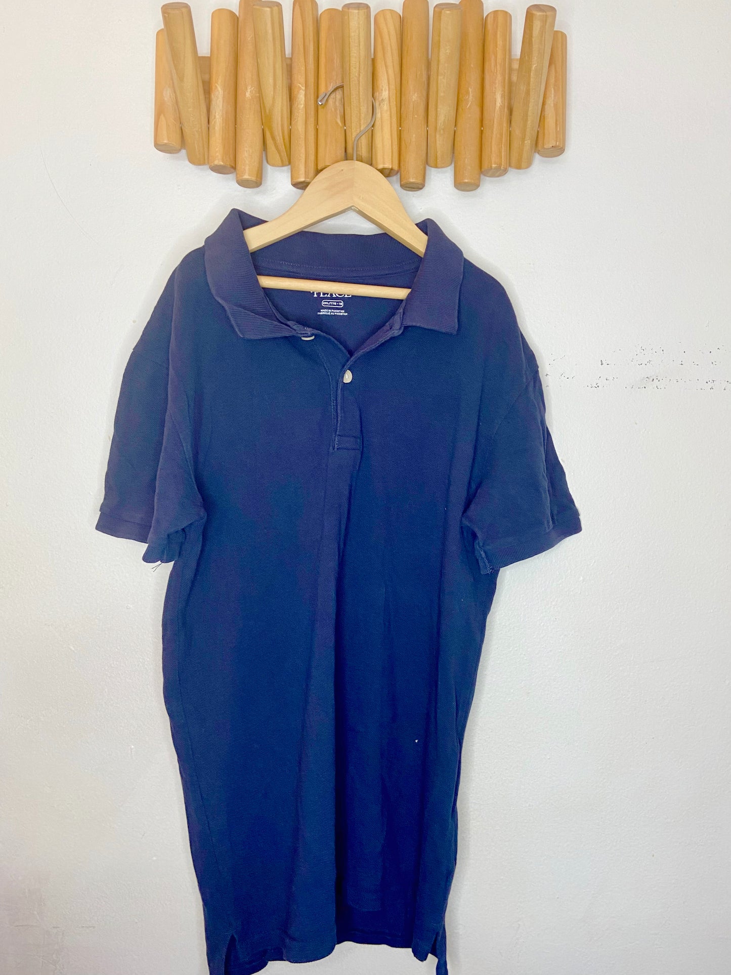 Navy polo 16y