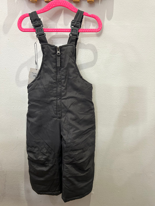 Black bib snowpants 18m