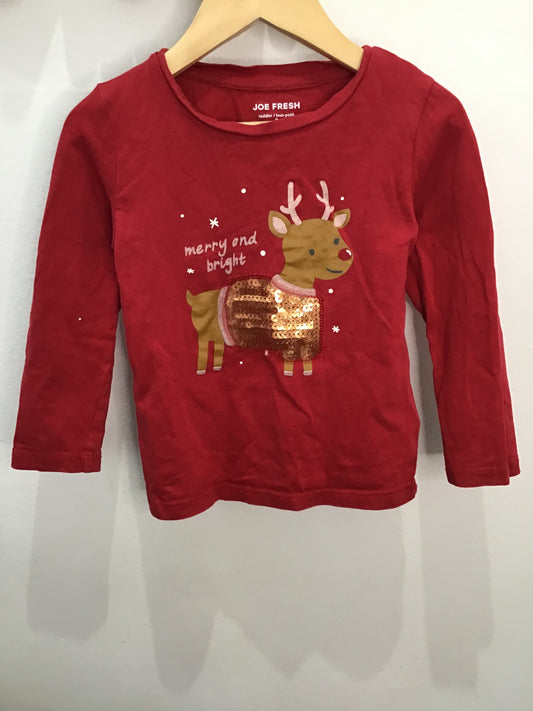 Merry and bright longsleeve 3y